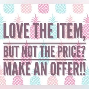 Offers are welcome!